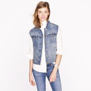 NWOT J. Crew Denim Women's Vest (xs)